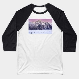 Mountain sunset Baseball T-Shirt